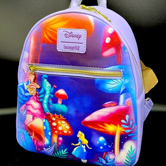 24HR DROP ⬇️ Loungefly Alice in Wonderland Mushroom backpack main image 5